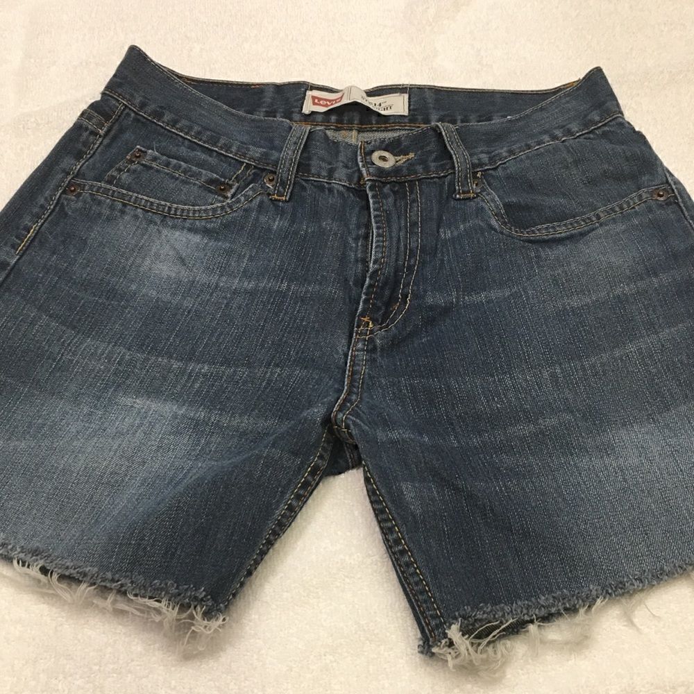 Levi’s 514 medium blue cutoff shorts size 18 Regular